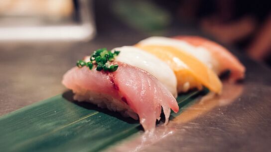 Fresh fish dishes are a storehouse of protein and fatty acids in the Japanese diet. 
