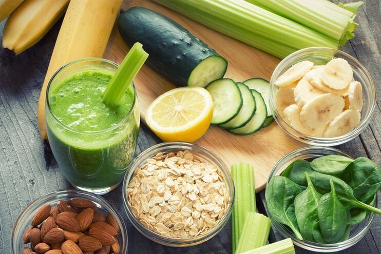 fruits and vegetables with adequate nutrition