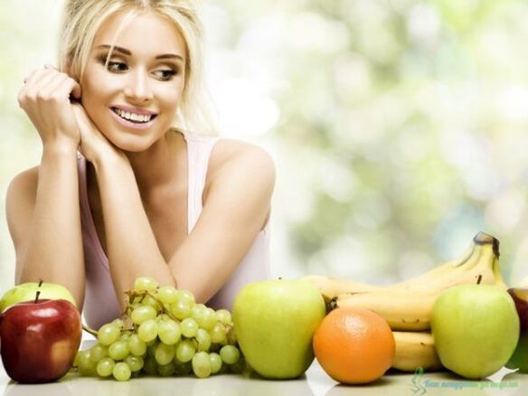 Fruits healthy foods for weight loss.
