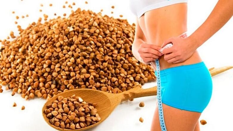 measure waist during buckwheat diet